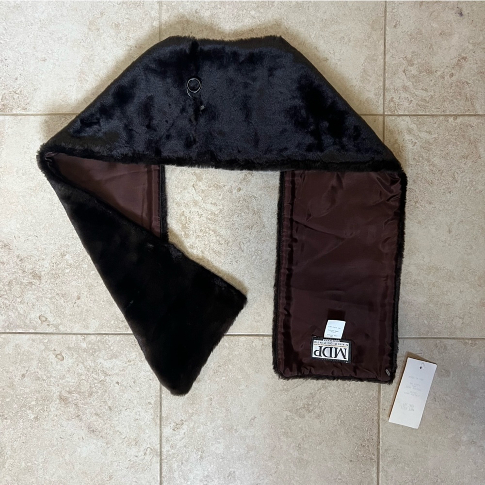 Brown Fur Scarf